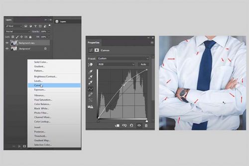 آموزش حذف چین و چروک لباس در فتوشاپ